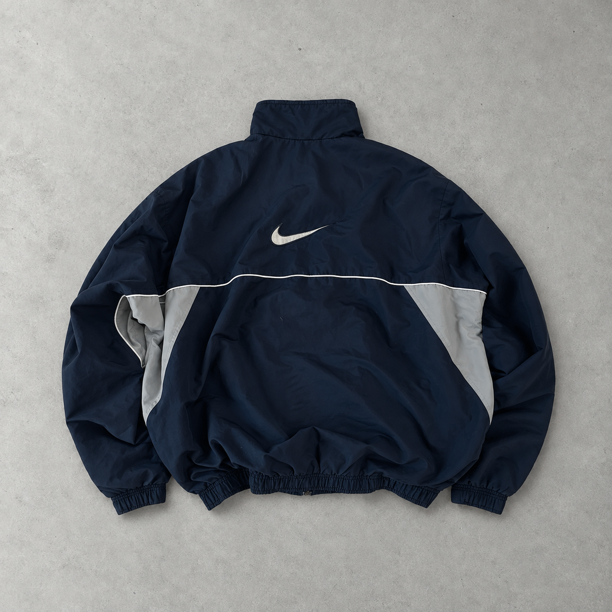 Y2K Nike Windbreaker Marineblau Rare (XL)