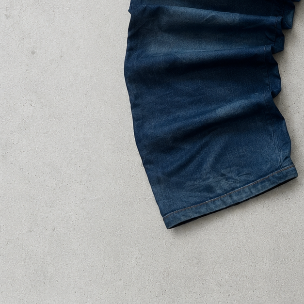 Y2K Emporio Armani Jeans Blau Limited Stitched Logo (W28 | DE 44)