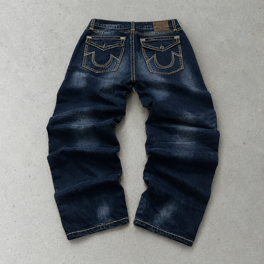True Religion Slim Jeans Navy Limited (XXL)