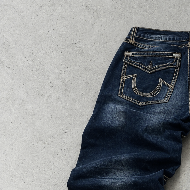 True Religion Slim Jeans Navy Limited (XXL)