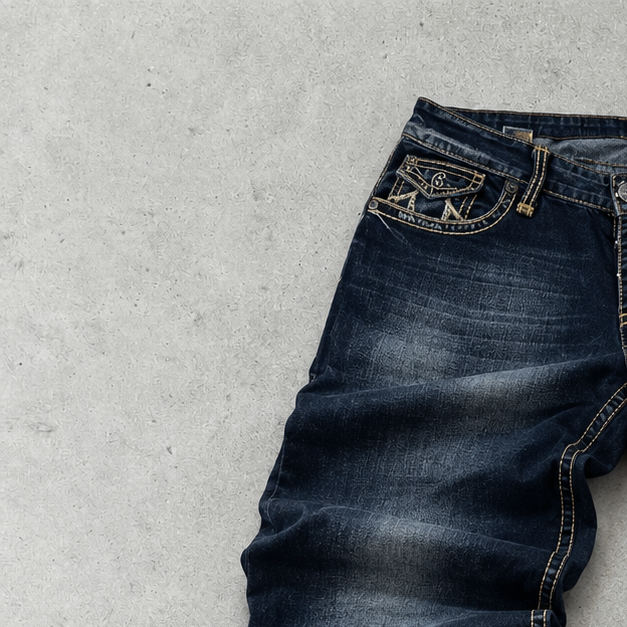 True Religion Slim Jeans Navy Limited (XXL)