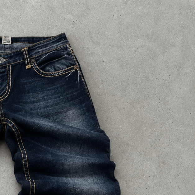True Religion Slim Jeans Navy Limited (XXL)