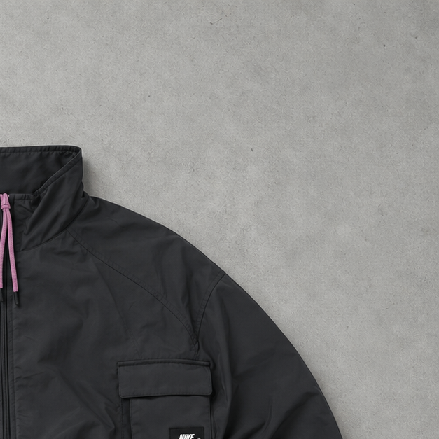 Nike Trainingsjacke Grau/Rosé Selten (M)