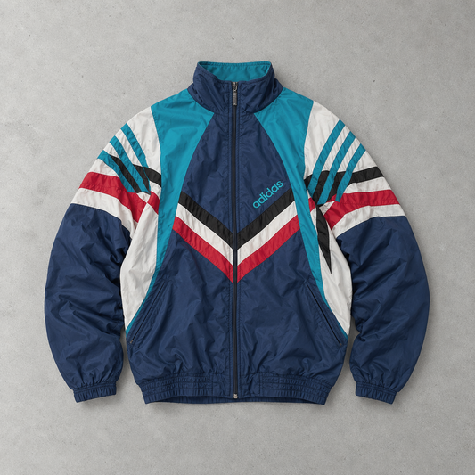Adidas Track Jacket Blue / Multicolor Rare (XL)