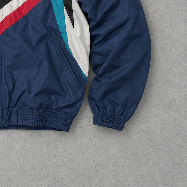 Veste de survêtement Adidas Bleu / Multicolore Rare (XL)