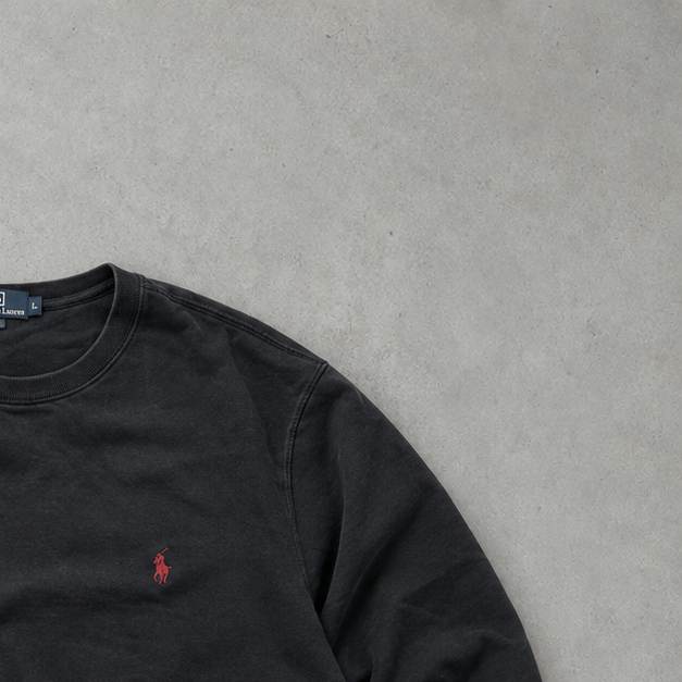 Polo Ralph Lauren Sweater Schwarz Limited (XXL) Stitched Logo