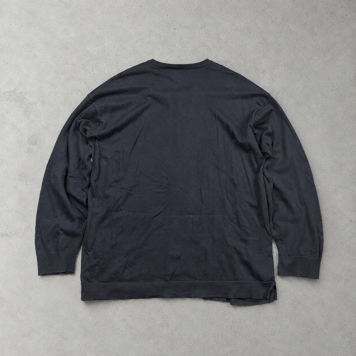 Ralph Lauren Sweater Marineblau Rare (L) Stitched Logo