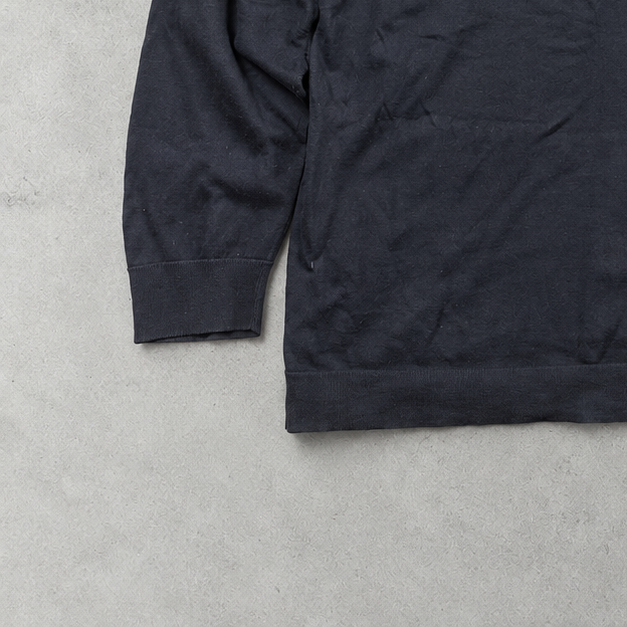 Ralph Lauren Sweater Marineblau Rare (L) Stitched Logo