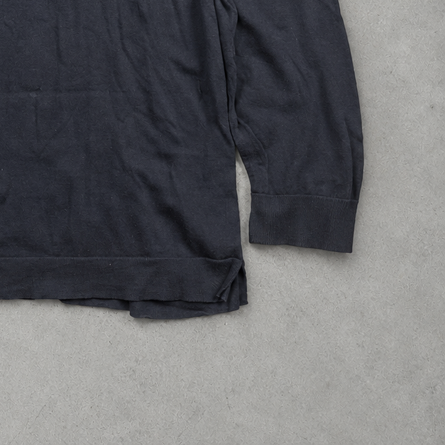 Ralph Lauren Sweater Marineblau Rare (L) Stitched Logo