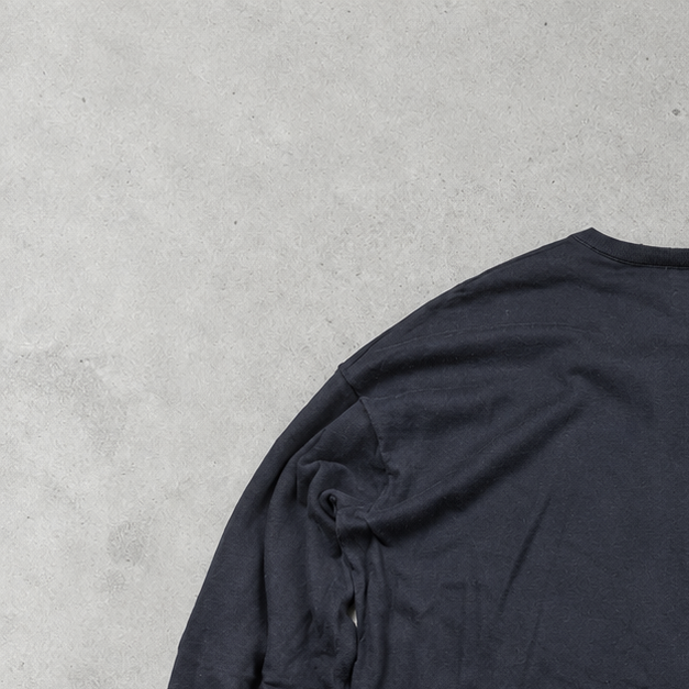 Ralph Lauren Sweater Marineblau Rare (L) Stitched Logo