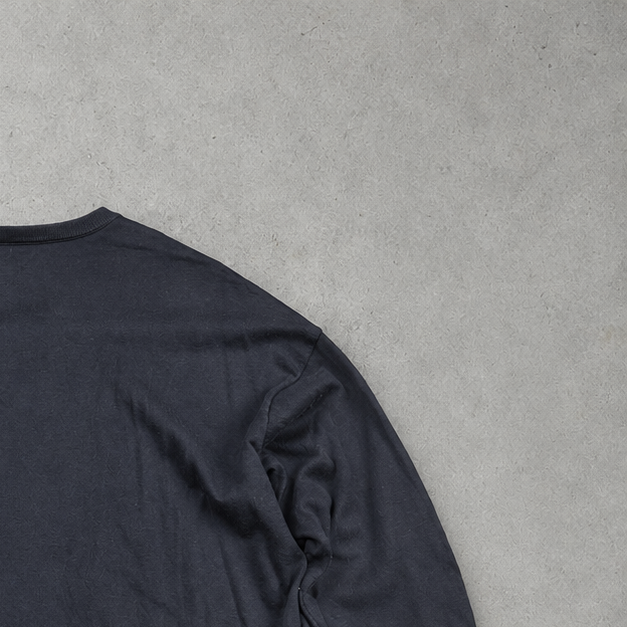 Ralph Lauren Sweater Marineblau Rare (L) Stitched Logo