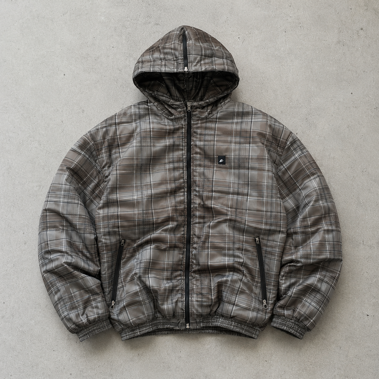 Nike Windbreaker Khaki, Grey Rare (L)