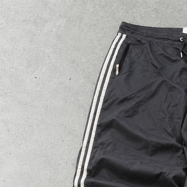2000s Adidas Track Pants Schwarz Rare (XL)