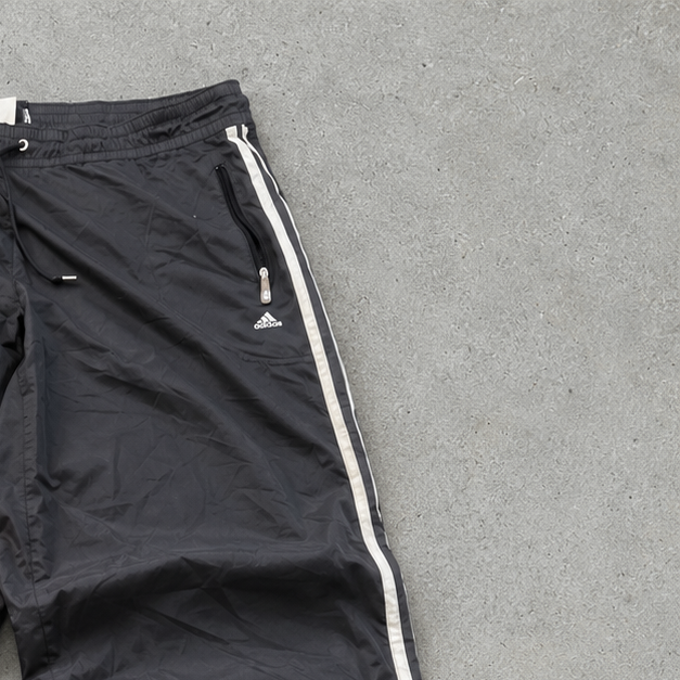 2000s Adidas Track Pants Schwarz Rare (XL)