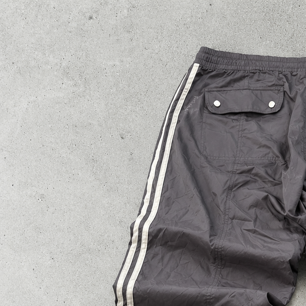 2000s Adidas Track Pants Schwarz Rare (XL)