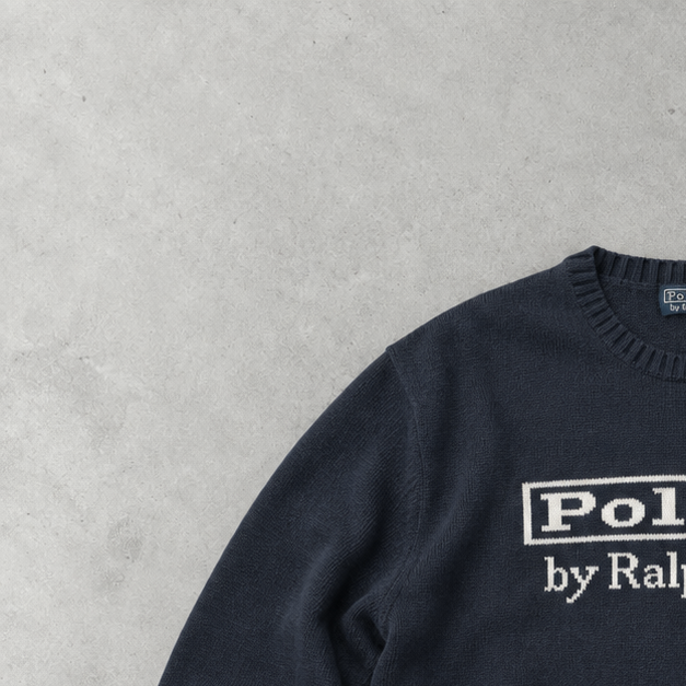 Polo Ralph Lauren Sweater Marineblau Rare (S)