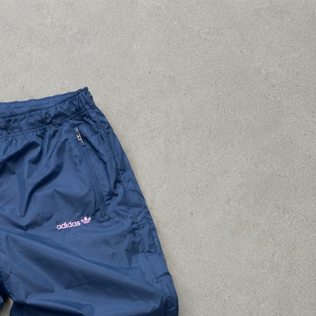 80S Adidas Track Pants Marineblau Limited (L)