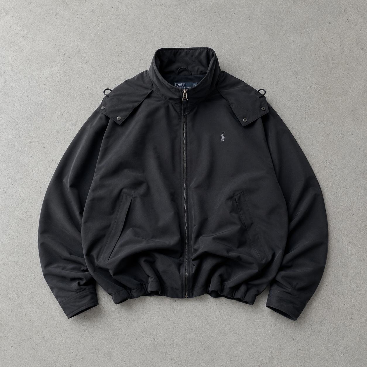 Polo Ralph Lauren Fleece Jacket Black Rare (XL)