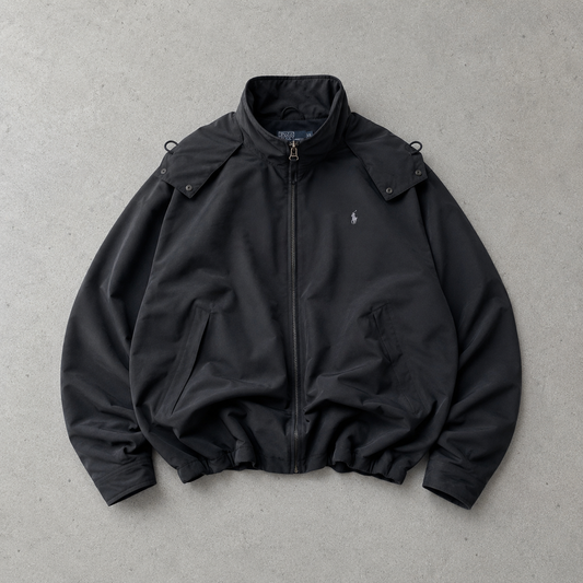Polo Ralph Lauren Fleece Jacket Black Rare (XL)