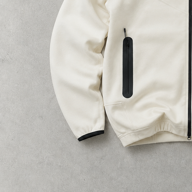 Nike Fleece Jacket Creme Limited (L)