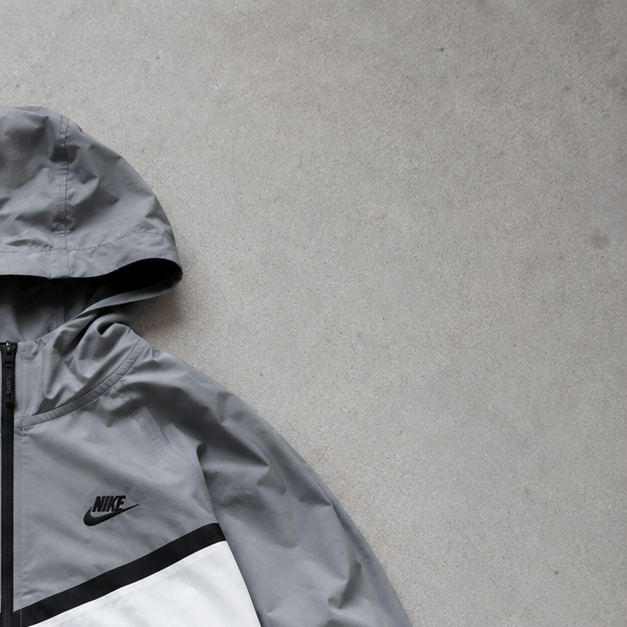 Nike Jacket Grey, Black Rare (Size XL)