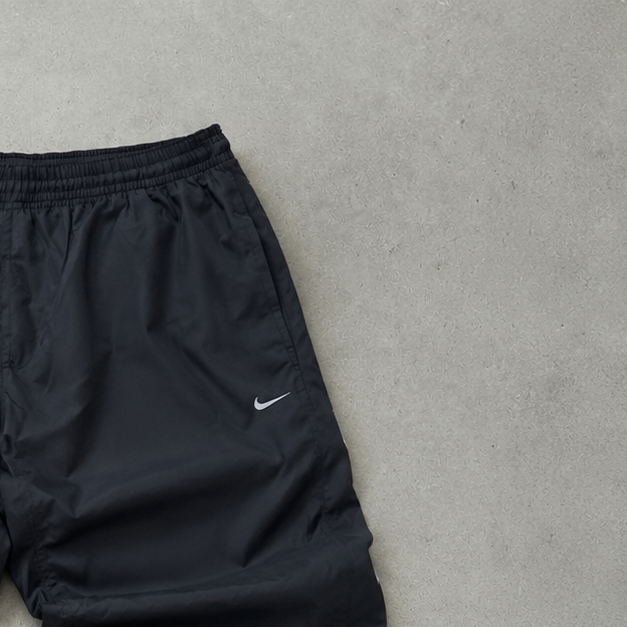 Nike Track Pants Schwarz Rare Stitched Logo (M)