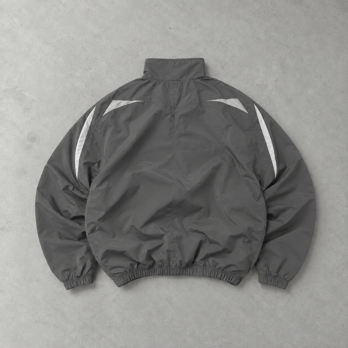 Veste de survêtement Adidas grise rare (M) logo brodé
