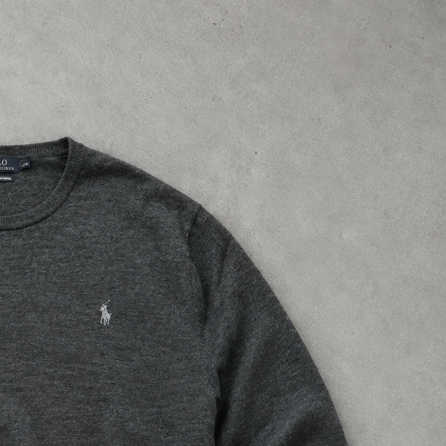 Ralph Lauren Sweater Grau Rare (L)