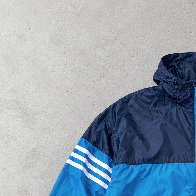 adidas Windbreaker Blau, Marineblau Rare (S)