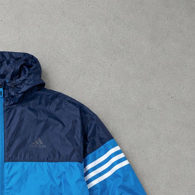 adidas Windbreaker Blau, Marineblau Rare (S)