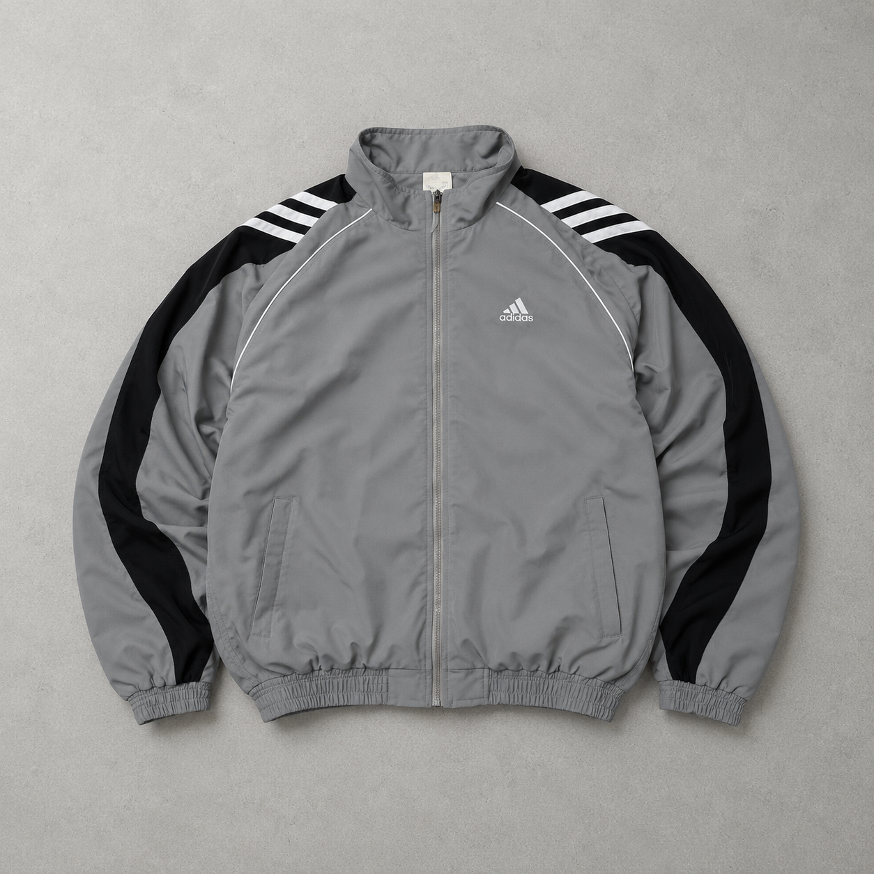 Adidas Track Jacket Schwarz, Grau Limited (Size L)