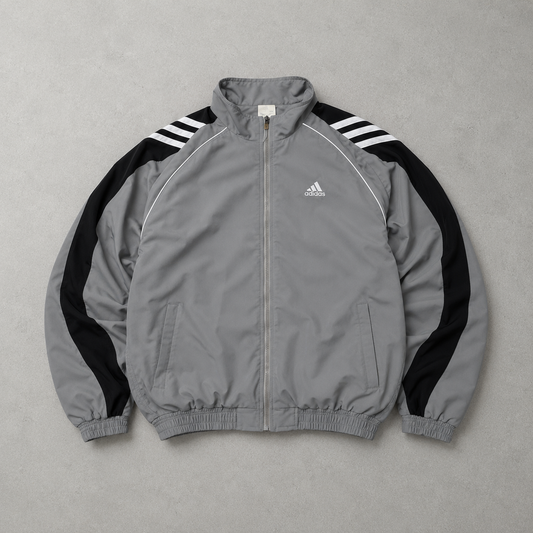 Adidas Track Jacket Schwarz, Grau Limited (Size L)