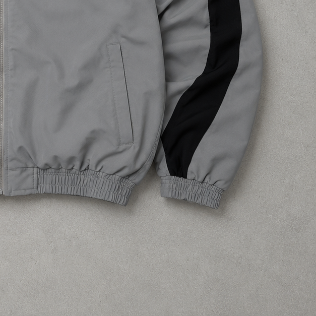 Adidas Track Jacket Schwarz, Grau Limited (Size L)