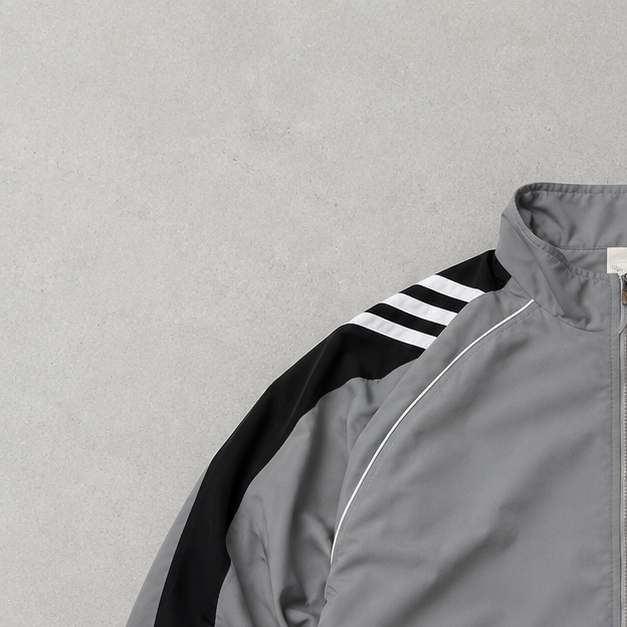 Adidas Track Jacket Schwarz, Grau Limited (Size L)