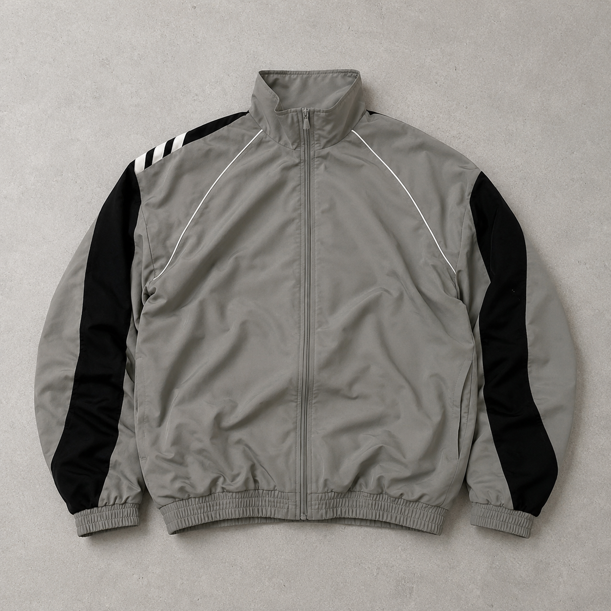 Adidas Track Jacket Schwarz, Grau Limited (Size L)