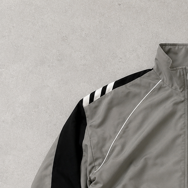 Adidas Track Jacket Schwarz, Grau Limited (Size L)