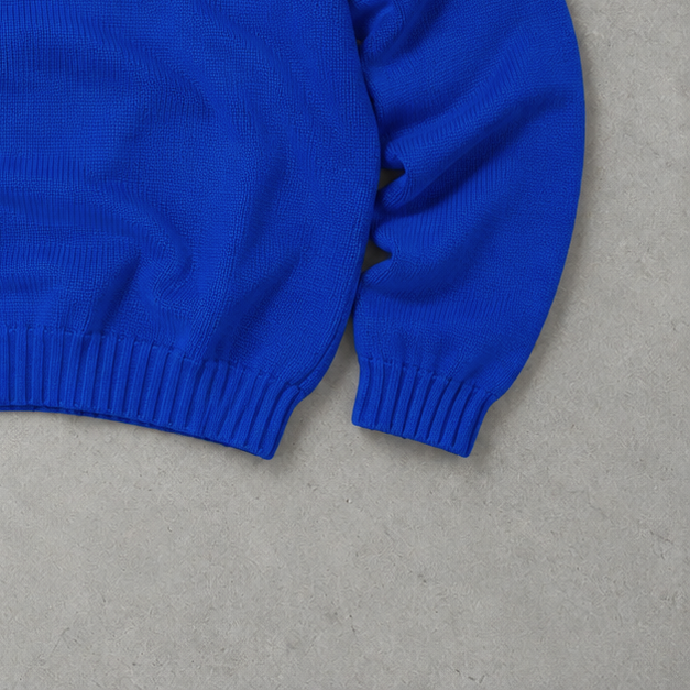 Ralph Lauren Sweater Blau Stitched Logo Limited (L)