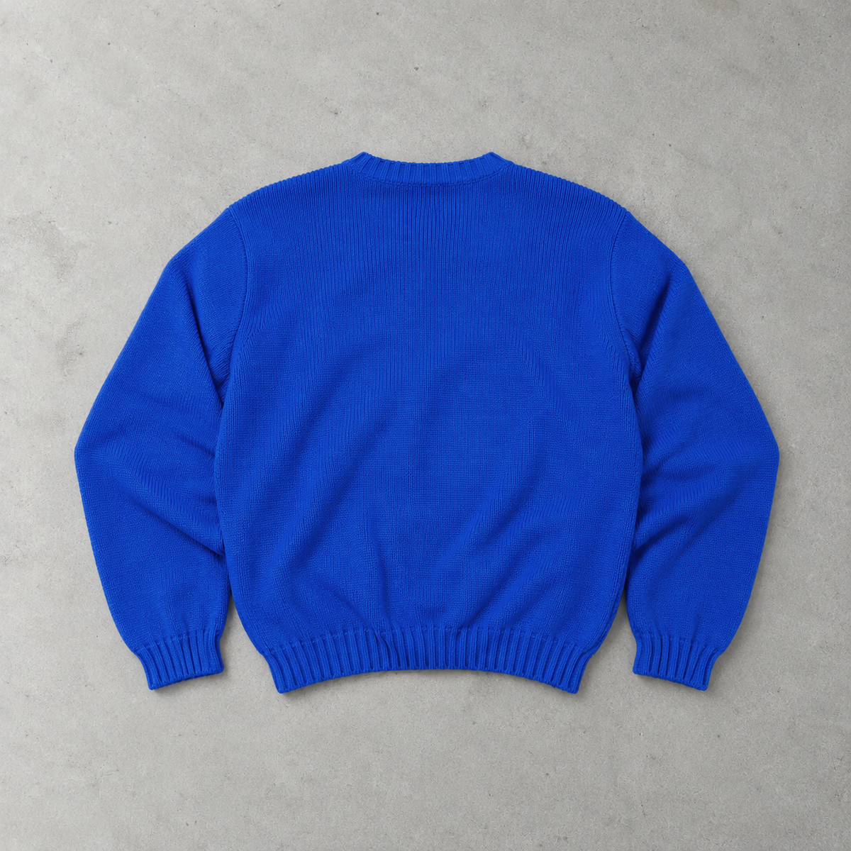 Ralph Lauren Sweater Blau Stitched Logo Limited (L)