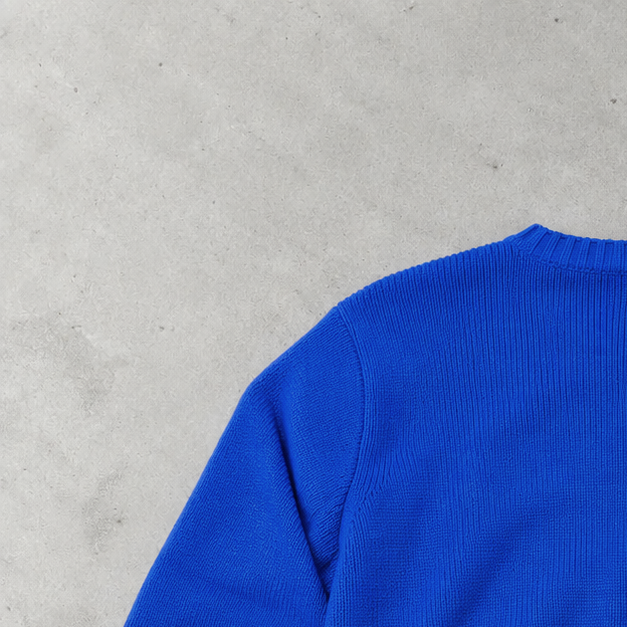 Ralph Lauren Sweater Blau Stitched Logo Limited (L)
