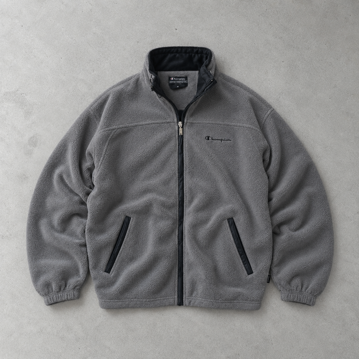 Champion Track Jacket Grau Rare (M)