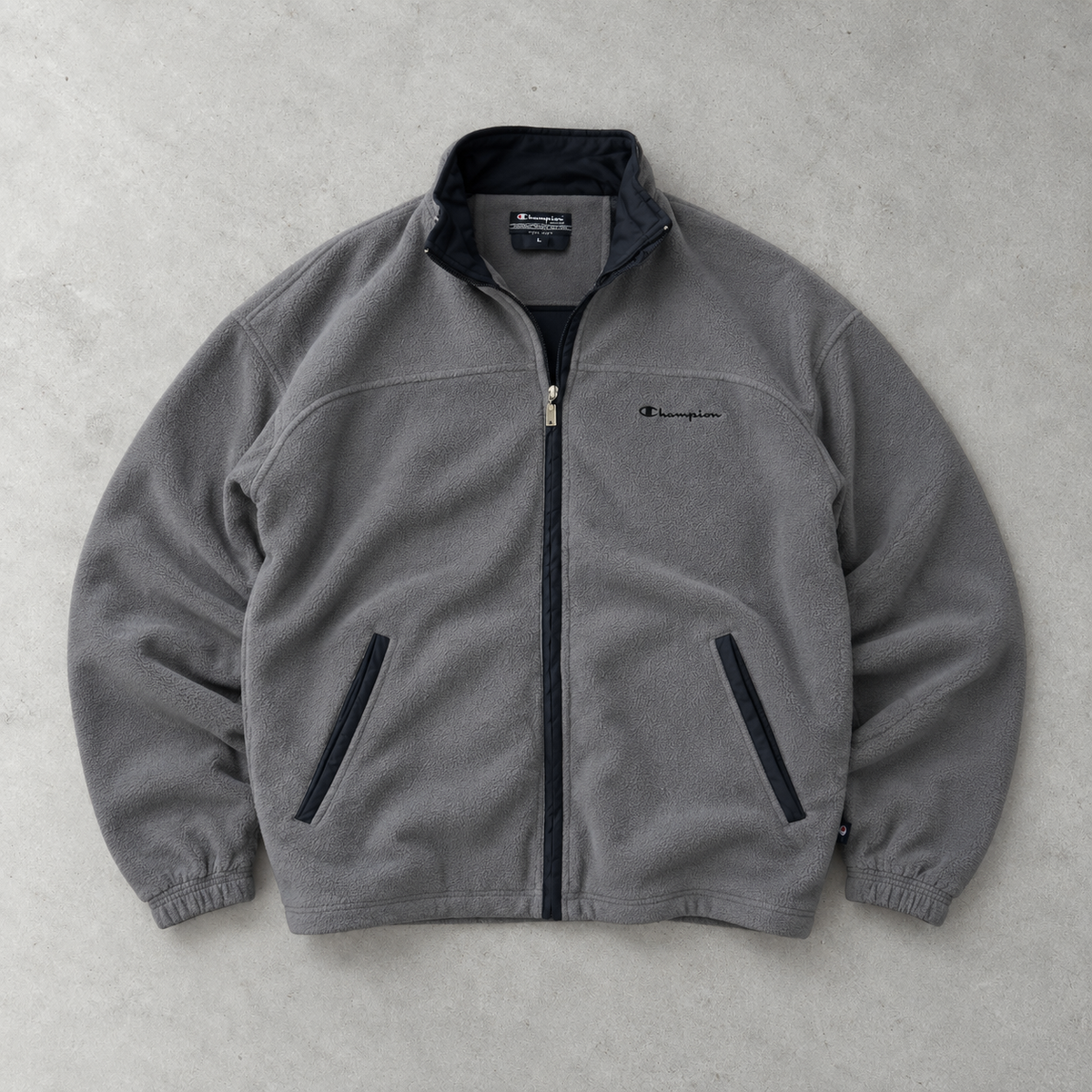 Champion Track Jacket Grau Rare (M)
