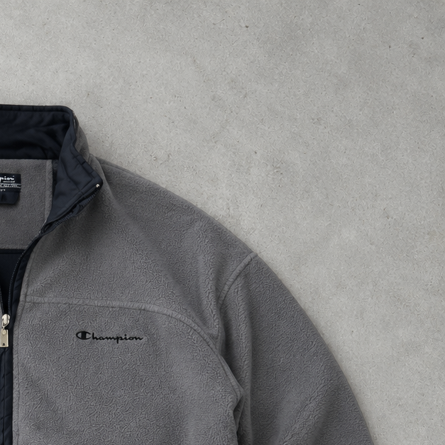 Champion Track Jacket Grau Rare (M)