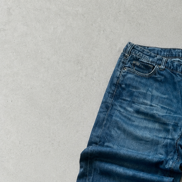 90s Y2K 2000 Armani Jeans Jeans Blau Rare (W31 | DE 46)