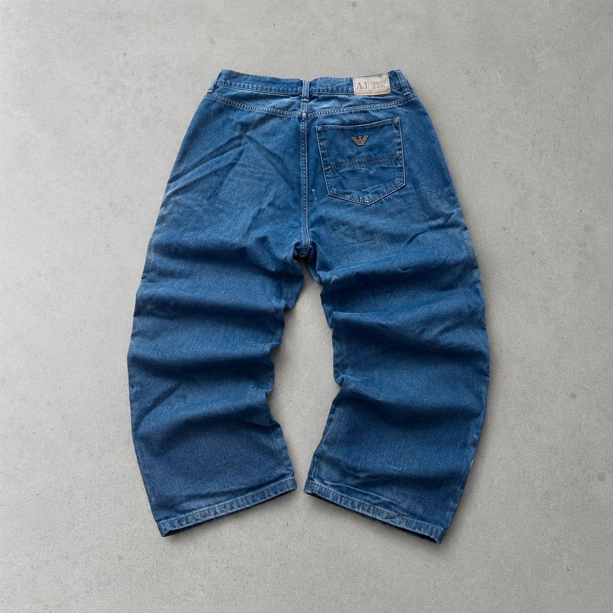 90s Y2K 2000 Armani Jeans Jeans Blau Rare (W31 | DE 46)