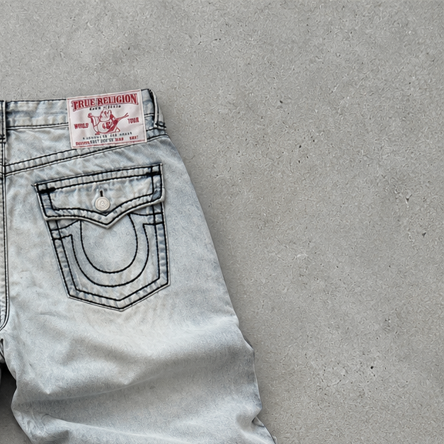 Y2K True Religion Baggy Jeans Light Blue Rare (L)