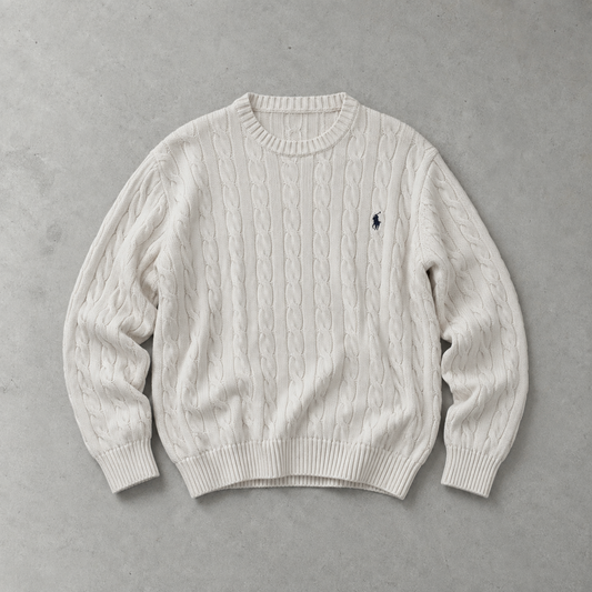 Ralph Lauren Sweater Weiß Rare (L)