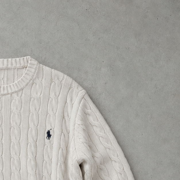 Ralph Lauren Sweater Weiß Rare (L)