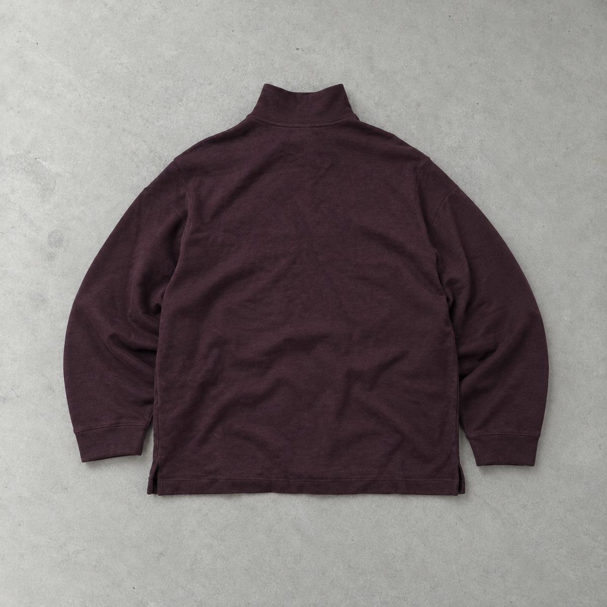 Ralph Lauren Half-Zip Sweater Burgunderrot Rare (XL) Stitched Logo