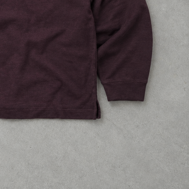 Ralph Lauren Half-Zip Sweater Burgunderrot Rare (XL) Stitched Logo