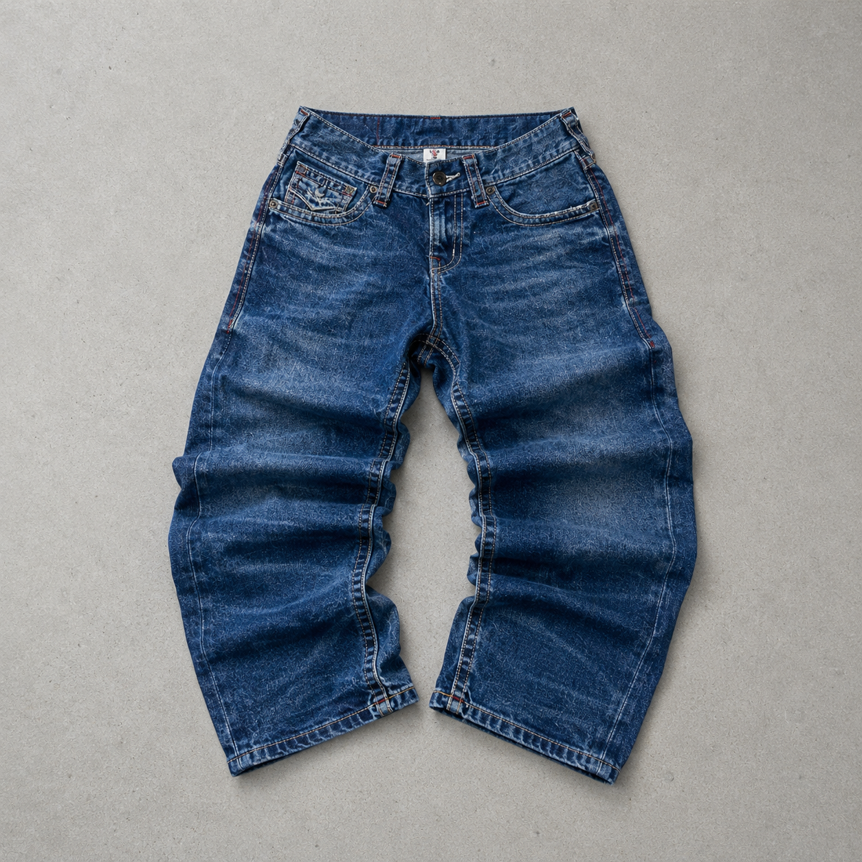 Y2K True Religion Jeans Marineblau Rare (S)